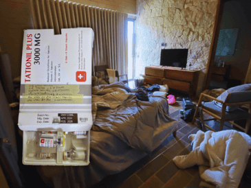 Entre el caos de la finca de "El Mencho" se localizó el medicamento Tationil Plus. SUN / ARCHIVO