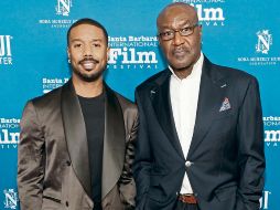 Michael B. Jordan y Delroy Lindo se encontraban en el escenario cuando John Davidson, quien sufre el síndrome de Tourette, profirió los insultos. AFP