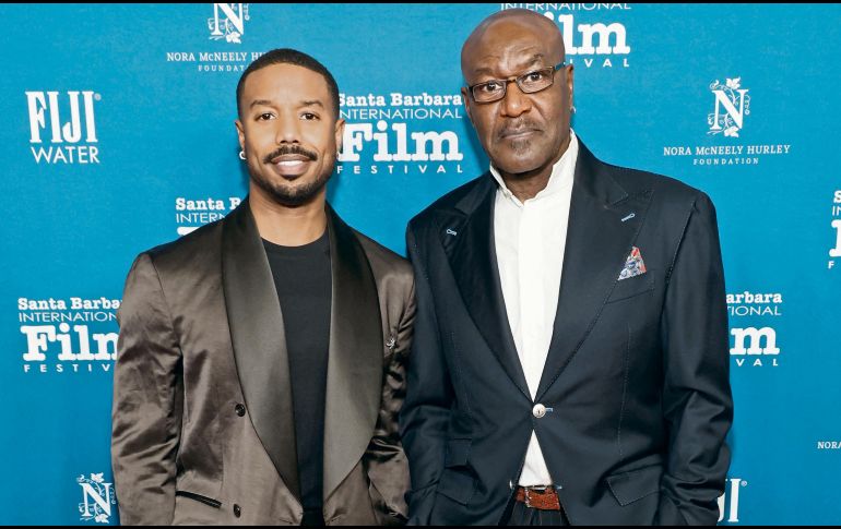 Michael B. Jordan y Delroy Lindo se encontraban en el escenario cuando John Davidson, quien sufre el síndrome de Tourette, profirió los insultos. AFP