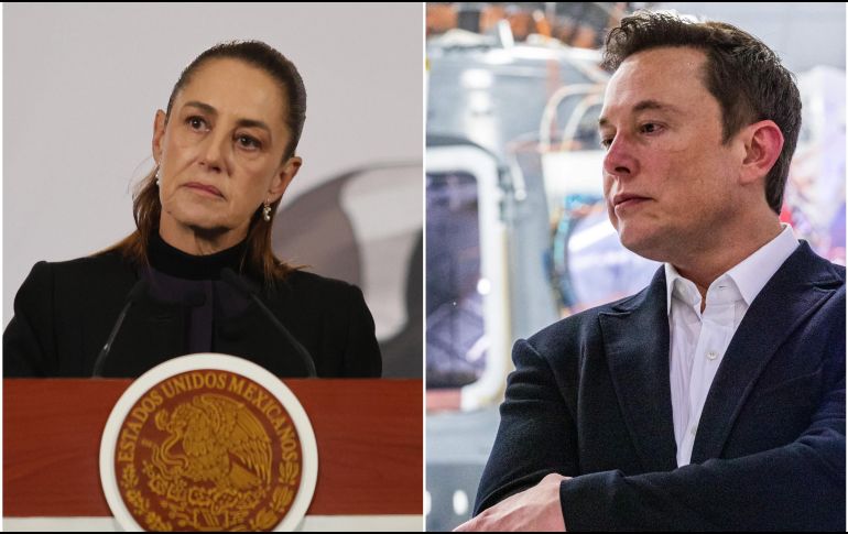 Sheinbaum rechazó las acusaciones y defendió el desempeño de su Gobierno y de las Fuerzas Armadas, a la espera de saber si emprenderá acciones legales contra Musk. AP / Ginette Riquelme / AFP / ARCHIVO