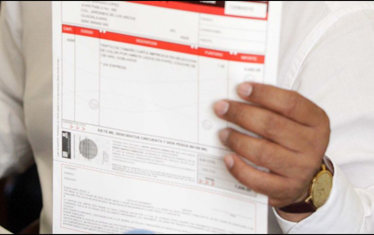 La carga de verificar la autenticidad del proveedor y sus facturas recae en el contribuyente. EL INFORMADOR/Archivo