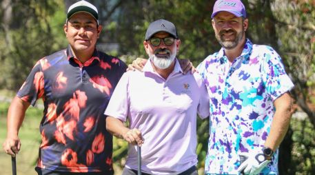 Uriel Barroso, Daniel Álvarez y Guillermo Vega. GENTE BIEN JALISCO / C. Jimeno