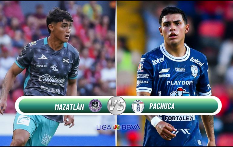 Mazatlán recibe a Pachuca en un duelo en el que buscan distintos objetivos en el Clausura 2026. ESPECIAL / IMAGO7 y CANVA