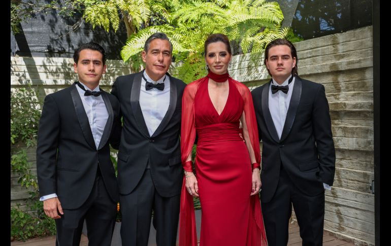 Abraham Gradilla Briseño, Marco G. Damy, Isabel Briseño y Misael Gradilla Briseño. GENTE BIEN JALISCO / Revista del 27 de febrero 2026