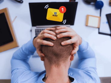 El SAT informó que contactó a grandes contribuyentes que no cubrieron correctamente el pago de sus impuestos de los ejercicios fiscales de 2022 y 2023. ESPECIAL / CANVA