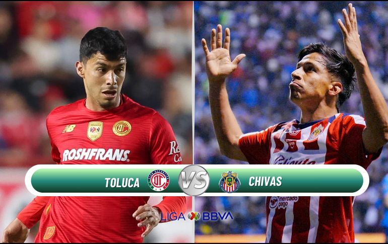 Toluca recibe a Chivas en duelo clave por los primeros puestos del Clausura 2026. ESPECIAL / IMAGO7 y CANVA