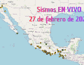 EN VIVO | Sismos en México | Viernes 27 de febrero. ESPECIAL / SSN