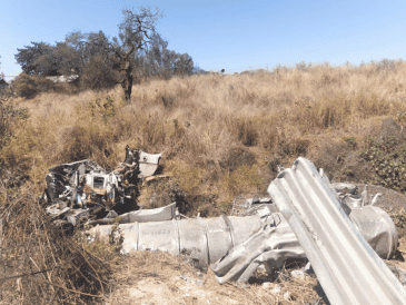 El percance ocurrió en la Carretera a Ameca, esto a la altura del puente de las Tortugas, en el municipio jalisciense. ESPECIAL