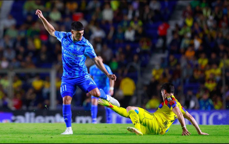 Juan Brunetta marcó dos goles en la victoria de su equipo. EFE/S. Gutiérrez