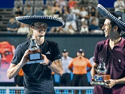 Alexander Zverev y Marcelo Melo vencieron a la dupla conformada por el austriaco Alexander Erler y el estadounidense Robert Galloway. AFP