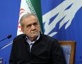 Fotografía de archivo del presidente iraní Masoud Pezeshkian. EFE/EPA/Taherkenareh