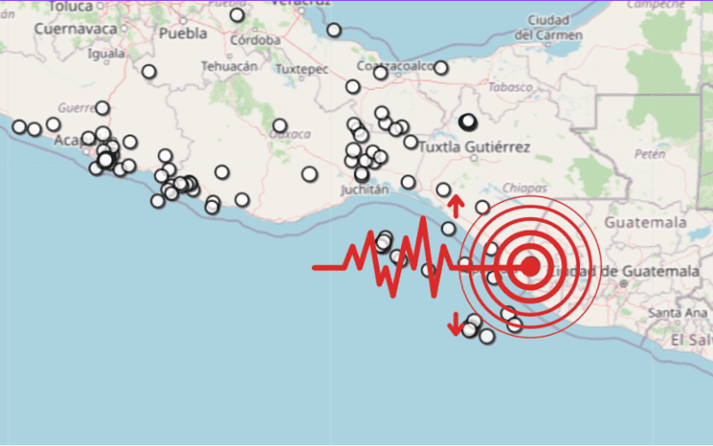 &nbsp;Sismo en Chiapas. ESPECIAL / SSN
