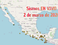 EN VIVO | Sismos en México | Lunes 2 de marzo. ESPECIAL / SSN