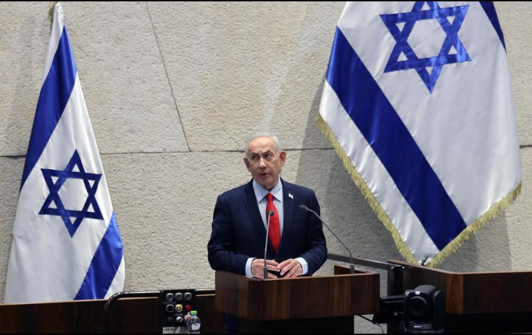 Medios iraníes informaron este lunes citando a la Guardia Revolucionaria de que la oficina de Netanyahu y otros objetivos habían sido atacados por las Fuerzas Armadas de la República Islámica. EFE/A. SULTAN