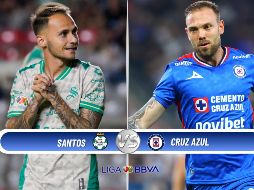 Para Cruz Azul, el objetivo es mantener distancia en la cima. Para Santos, cada partido es una especie de final que está obligado a ganar. ESPECIAL / IMAGO7 y CANVA