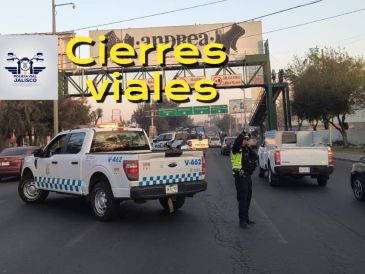 Estos son los puntos de Guadalajara que presentan cierres viales o retrasos en el transporte público este martes 3 de marzo. ESPECIAL / FACEBOOK Policía Vial Jalisco