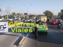 Estos son los puntos de Guadalajara que presentan cierres viales o retrasos en el transporte público este miércoles 4 de marzo. ESPECIAL / FACEBOOK Policía Vial Jalisco