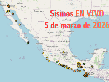 EN VIVO | Sismos en México | Jueves 5 de marzo. ESPECIAL / SSN