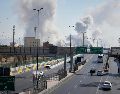 Columnas de humo se elevan en Teherán durante ataques de la campaña militar de Estados Unidos e Israel en Irán. AP/V. Salemi