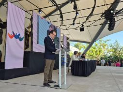 Pablo Lemus, gobernador de Jalisco, aseguró que el transporte público del estado es uno de los más baratos y eficientes del país. EL INFORMADOR / A. Velazco