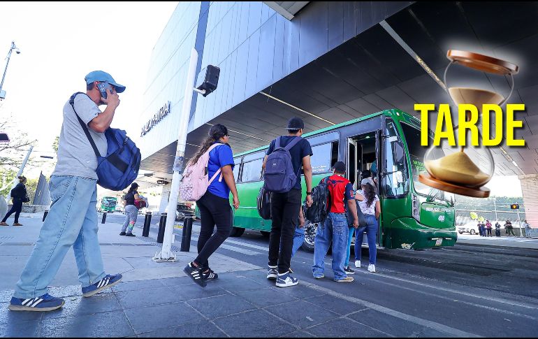 Ten en cuenta que estas rutas del transporte público presentan atrasos esta mañana de viernes 6 de marzo. EL INFORMADOR / ARCHIVO