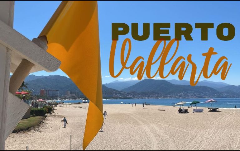 Así se encuentran las playas de Puerto Vallarta este martes 3 de marzo de 2026. ESPECIAL / FACEBOOK Protección Civil y Bomberos Puerto Vallarta