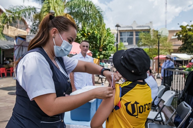 Durante la jornada masiva de vacunación contra el sarampión se aplicaron más de un millón de dosis. FACEBOOK / SECRETARÍA DE SALUD