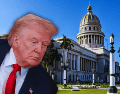 Trump declara que espera "con entusiasmo el gran cambio que pronto llegará a Cuba". EFE / ARCHIVO / ESPECIAL / CANVA