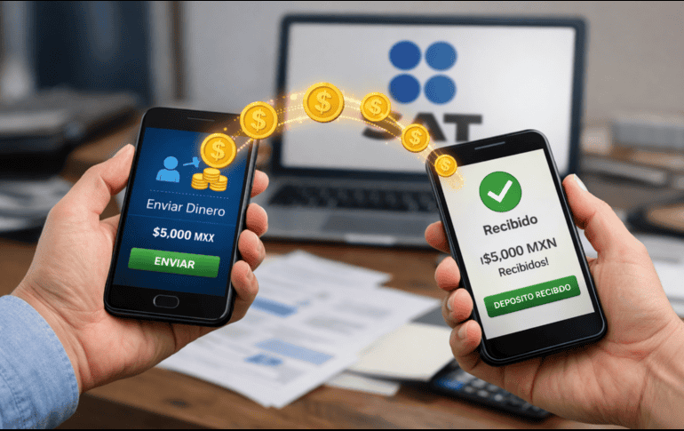 El SAT subraya que la transparencia en movimientos financieros evita revisiones o problemas fiscales. ESPECIAL