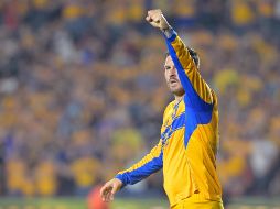 André Pierre Gignac jugó el que puede ser su último clásico contra el Monterrey. EFE/M. Sierra