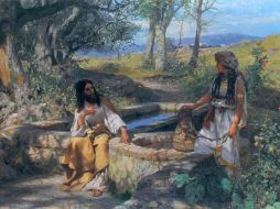 «El que beba del agua que yo le daré, nunca más tendrá sed». WIKIPEDIA/«Cristo y la samaritana», de Henryk Siemiradzki