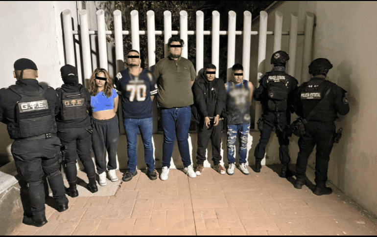 Los aprehendidos fueron arrestados por elementos de la Secretaría de Seguridad del Estado de México y de la Policía Municipal. X / @SS_Edomex