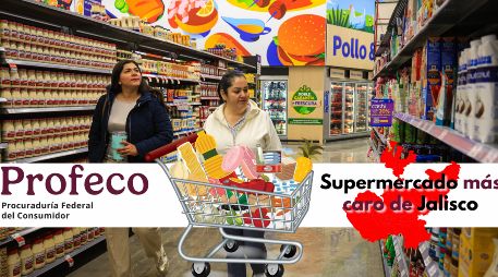 En este supermercado encuentras los precios más altos de todo el estado para adquirir la Canasta Básica; se encuentra en Guadalajara. EL INFORMADOR / ARCHIVO