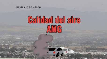 Este miércoles 10 de marzo SEMADET registra mala calidad de aire en la estación Las Pintas con 102 puntos. EL INFORMADOR /ARCHIVO