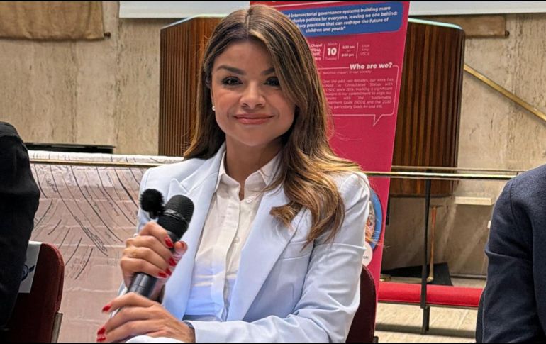 Gabriela Cárdenas participó en la CSW70 de la ONU y expuso el sistema de cuidados de Jalisco. ESPECIAL