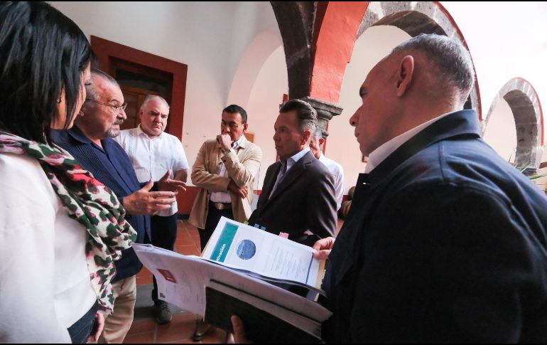 Autoridades estatales informaron que, tras recuperar el edificio, se trabajará de manera coordinada con la FGR y el INAH en un proyecto de remodelación y rehabilitación. ESPECIAL / Pablo Lemus