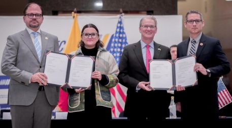 El diplomático recordó que equipos del FBI ya han colaborando antes con las fuerzas de seguridad ecuatorianas. EFE/ Embajada de Estados Unidos en Ecuador