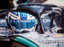 George Russell . Los Mercedes muestran un gran dominio en este inicio de temporada. EFE/A. Plavevski