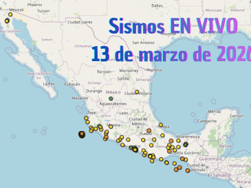 EN VIVO | Sismos en México | Viernes 13 de marzo. ESPECIAL / SSN