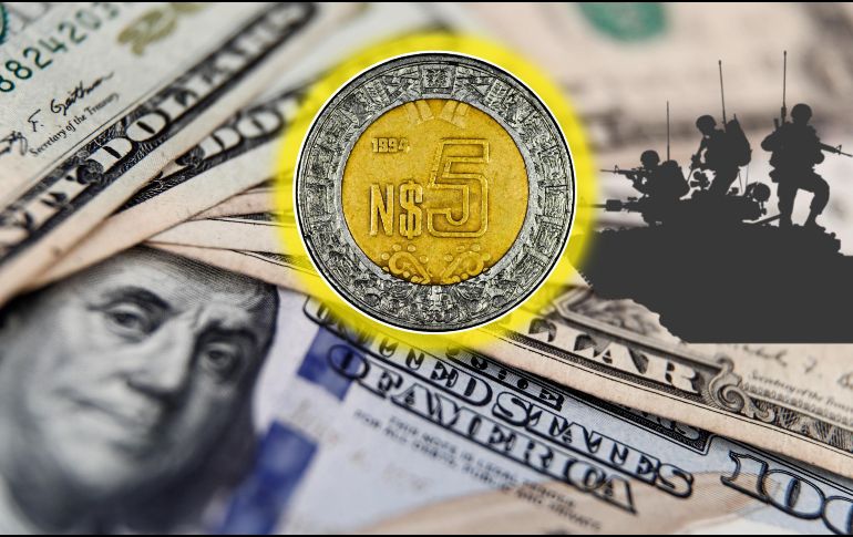 Peso mexicano resiente las jornadas de guerra en Irán en la cotización frente al dólar. EFE / ARCHIVO