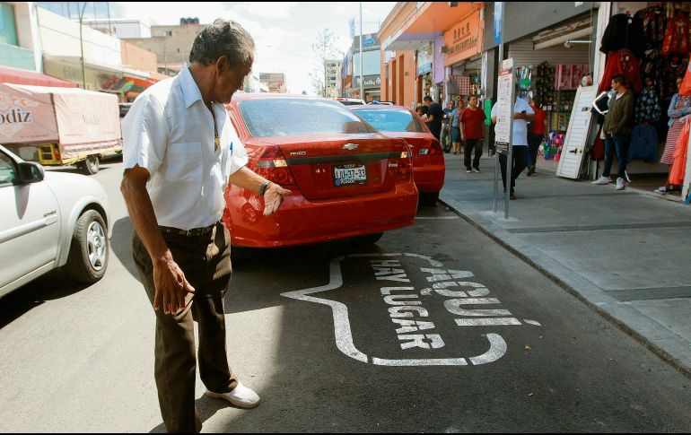 Parquímetros virtuales operan en la zona de Obregón. Usuarios pueden pagar el estacionamiento mediante aplicación móvil. EL INFORMADOR/Archivo