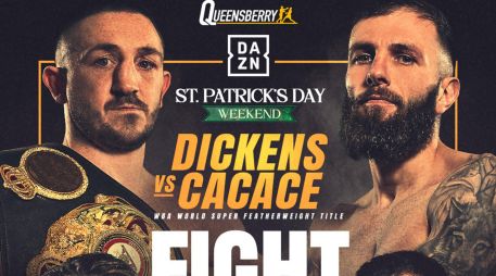 El ganador de la pelea entre James Dickens y Anthony Cacace podría ser el próximo rival del Vaquero Navarrete. X/Queensberry