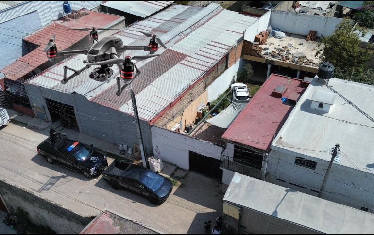 El domicilio fue resguardado a la espera de la emisión de una orden de cateo. ESPECIAL