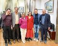 La secretaria de Gobernación, Rosa Icela Rodríguez (abrigo rosa), presidió una reunión con senadores de los partidos aliados a Morena, PVME y PT para alcanzar acuerdos de apoyo al plan B. SUN
