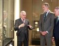 El rey Felipe VI de España, durante una visita no oficial en el Museo Arqueológico Nacional en Madrid. EFE / J. Jiménez Casa De S.M. El Rey