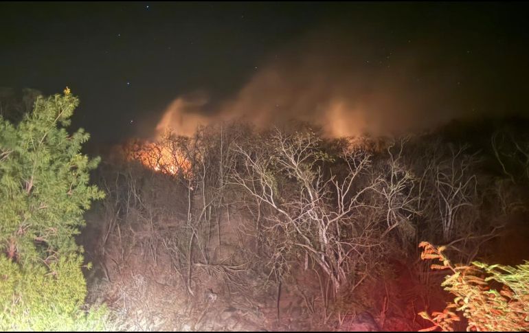 Debido a condiciones climáticas adversas y a lo escarpado del terreno, no se ha podido tener control en los incendios de Cabo Corrientes. ESPECIAL