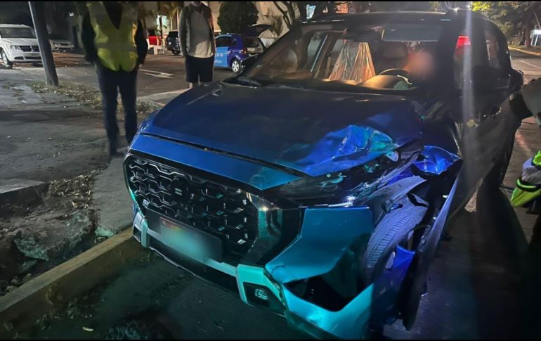 El incidente fue reportado sobre la avenida Juan Palomar y Arias, en su cruce con la calle Eça de Queirós. ESPECIAL