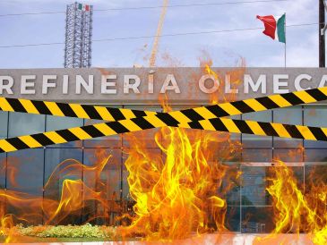 Desde temprano, se difundieron en redes sociales fotos del desastre, que según dicen está muy cerca de una de las entradas del personal. ESPECIAL / SUN y CANVA