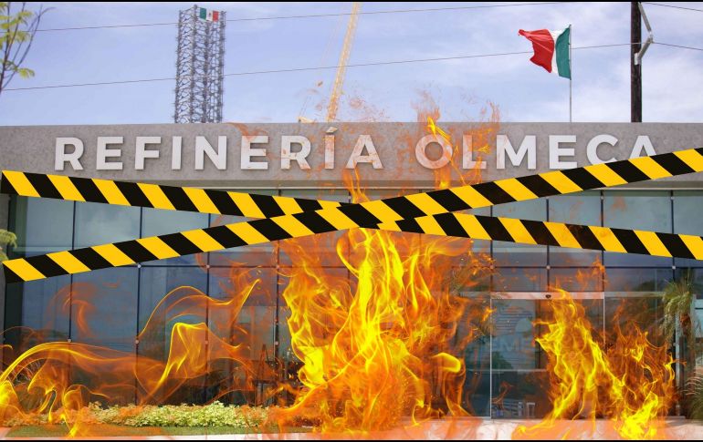 Desde temprano, se difundieron en redes sociales fotos del desastre, que, según dicen, está muy cerca de una de las entradas del personal. ESPECIAL / SUN y CANVA