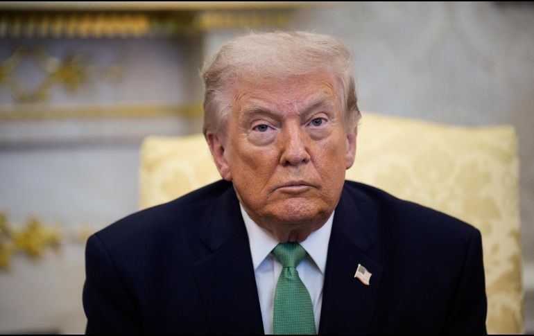 El presidente estadounidense confía en que las tensiones en el estrecho de Ormuz se solucionarán pronto. EFE/Y. Gripas